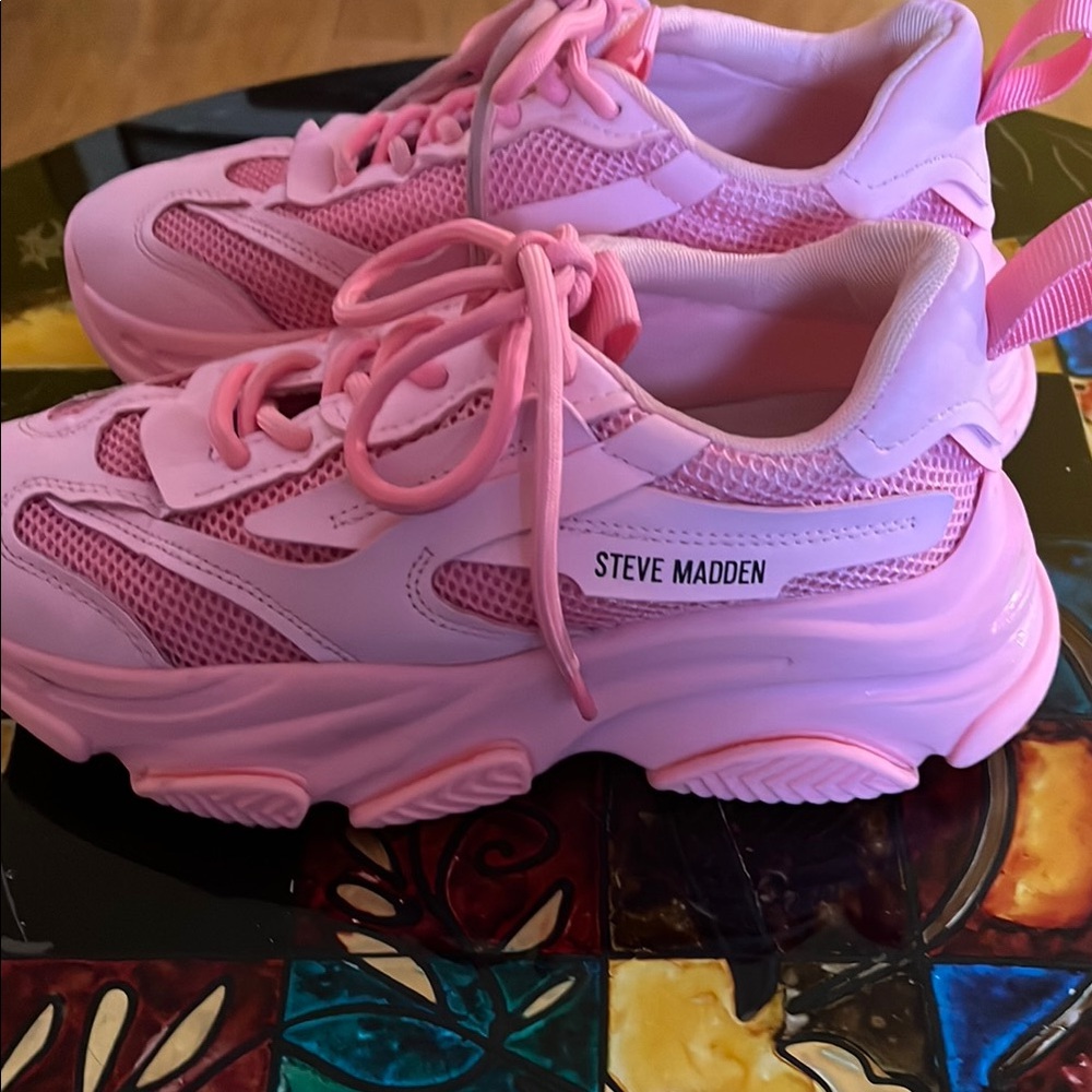 Steve Madden Vibrant Pink Sneakers